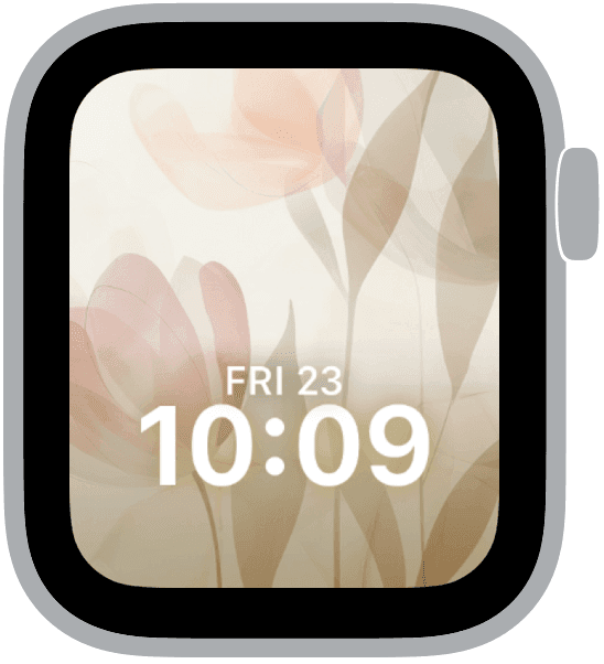 an apple watch face from the easter light collection