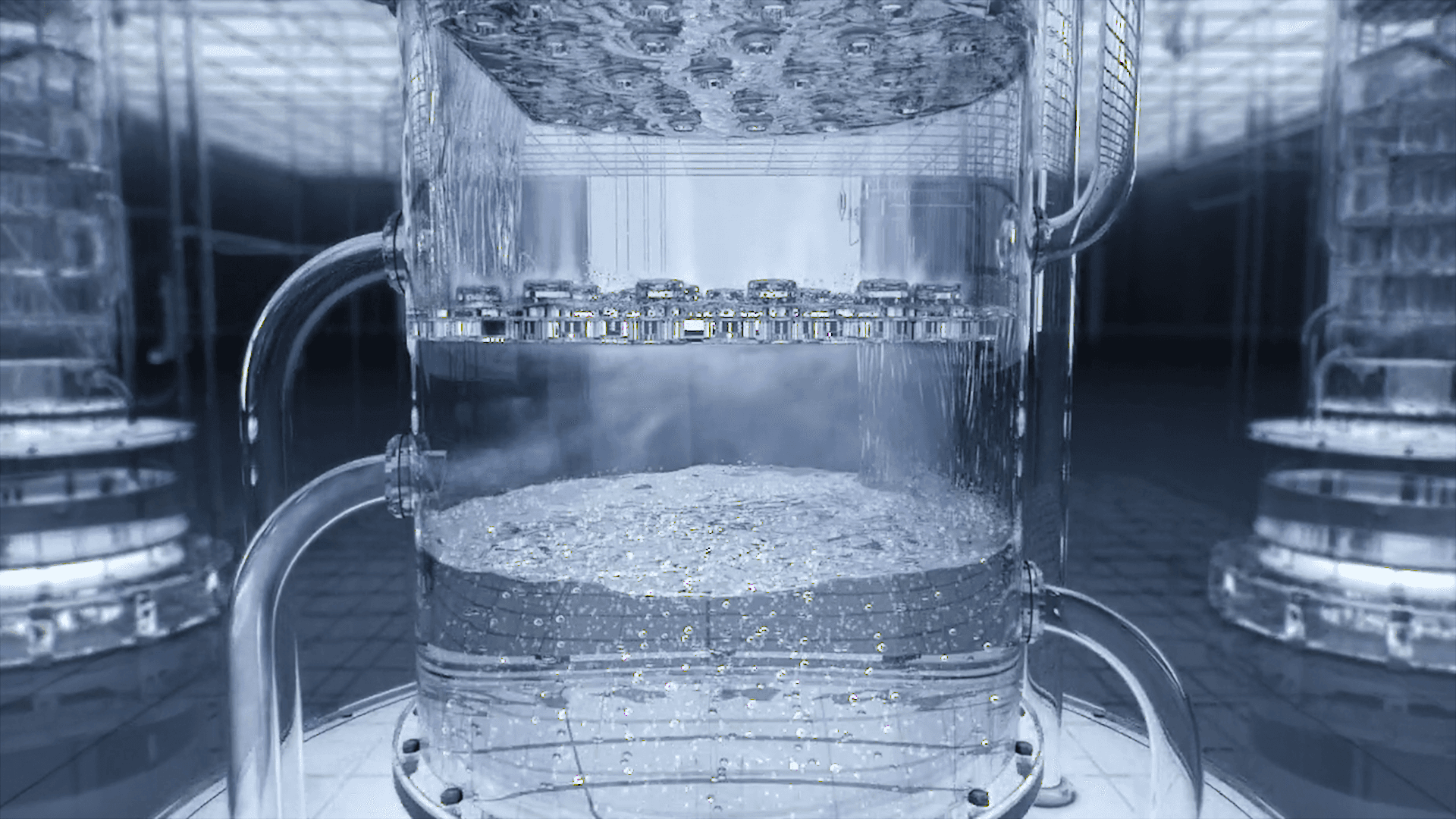 Mainframe medical work: gut organ stylised surgical procedure in a detailed anatomical CGI style for clinical education.