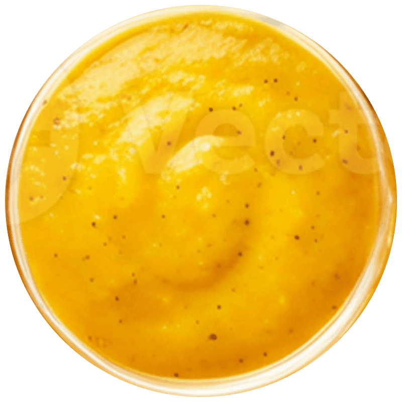 A bright, modern dining room featuring a long light wood table set with several matching wooden chairs and white cushions, illuminated by natural light streaming through large windows overlooking a lush green and sunlit yard.