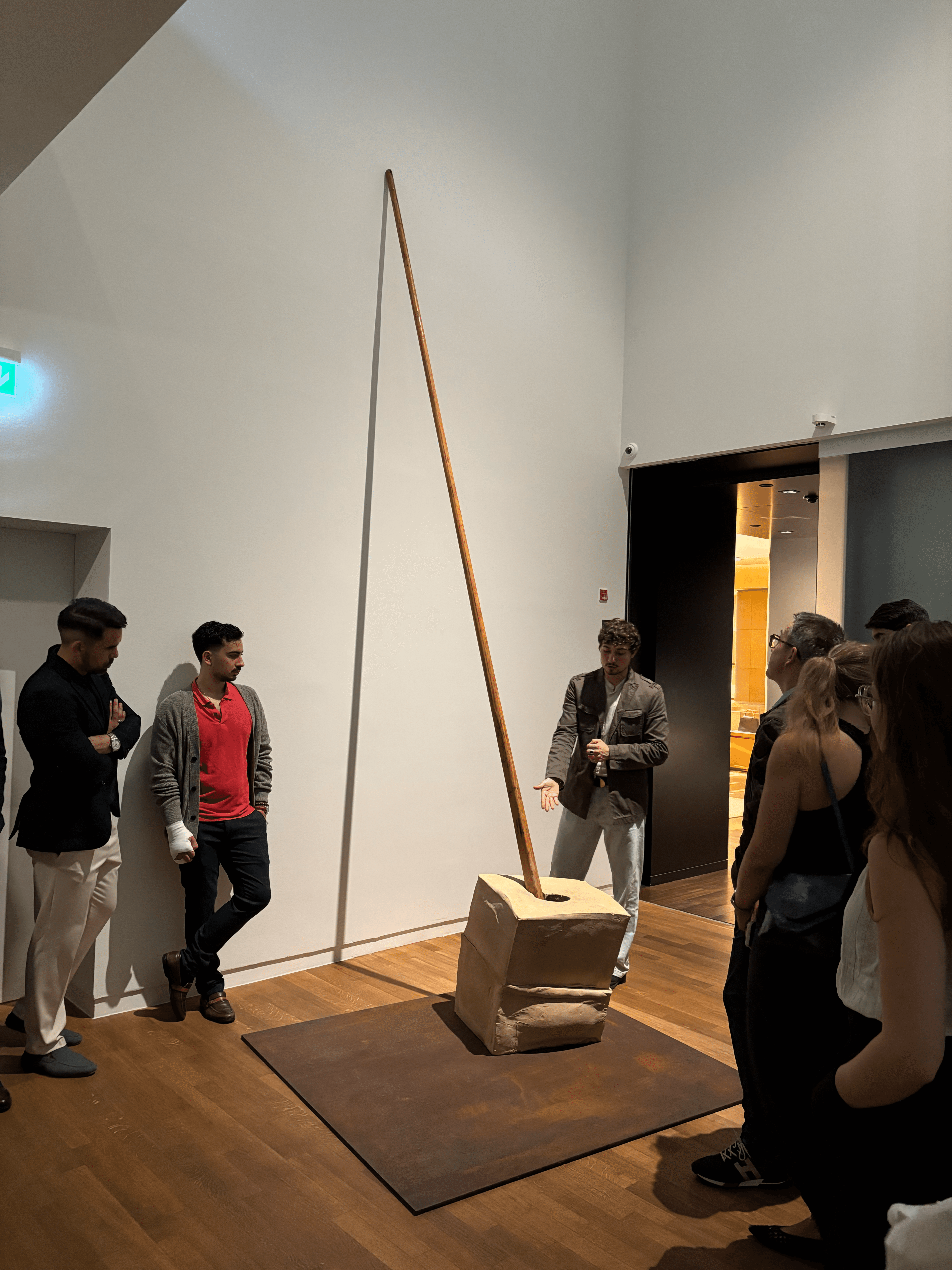 Entrepreneurs engaging in a lively discussion during a Bizz Buzz networking event.