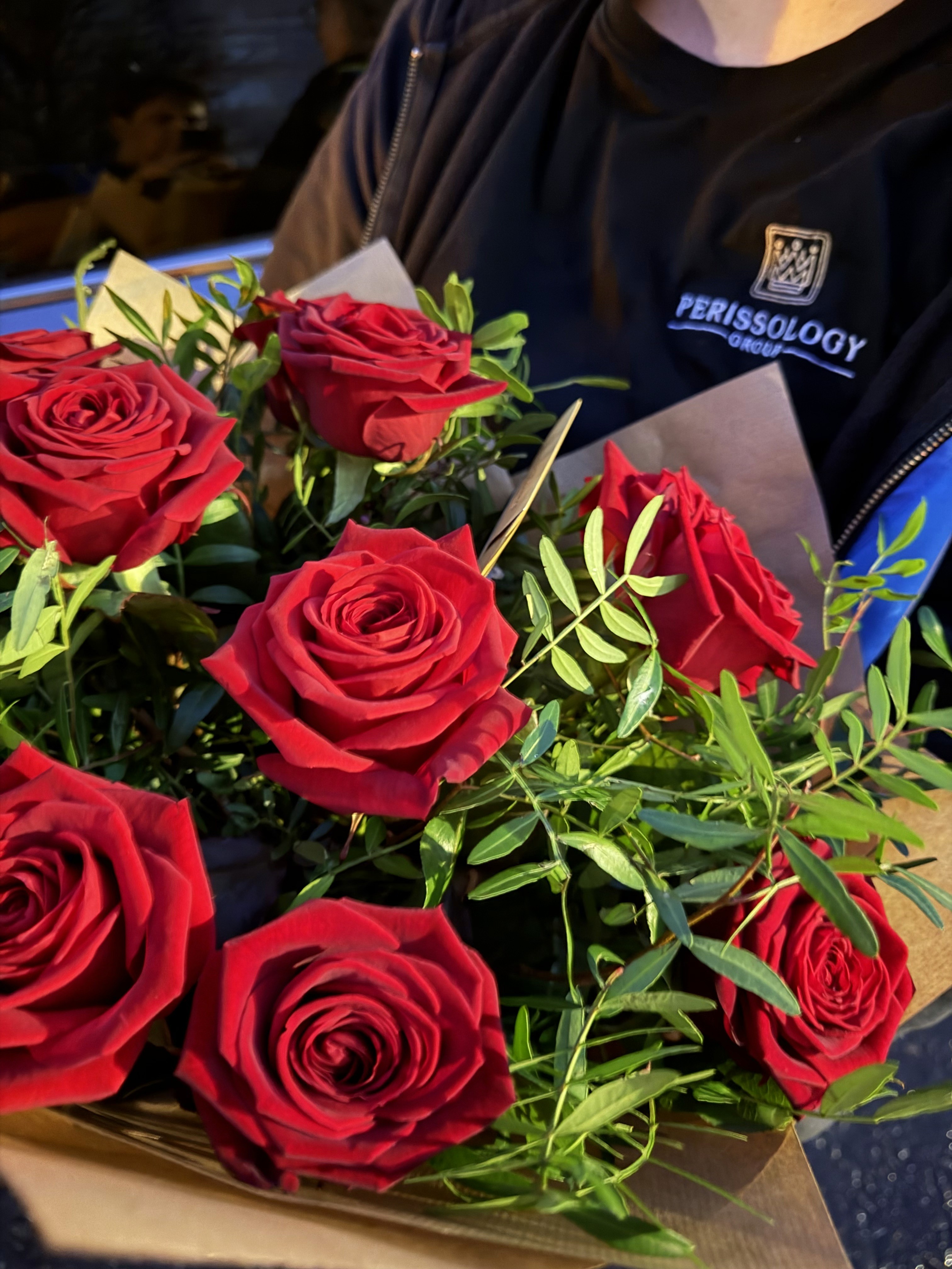 Workers moving around on warehouse