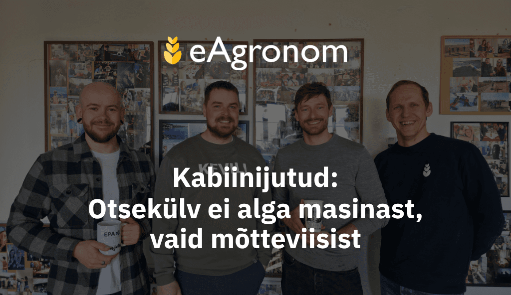 eAgronomi kevadine otsekülvi demopäev