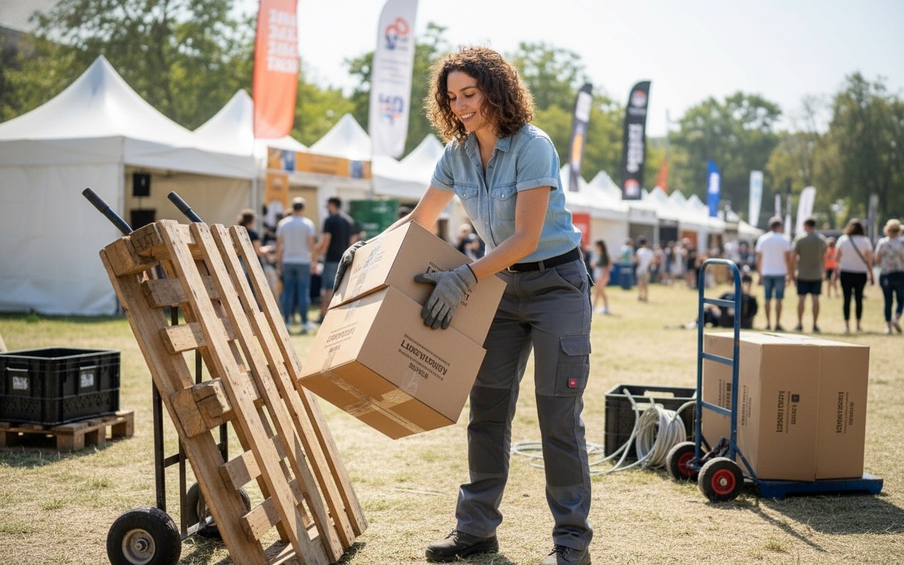 agent logistique evenementiel