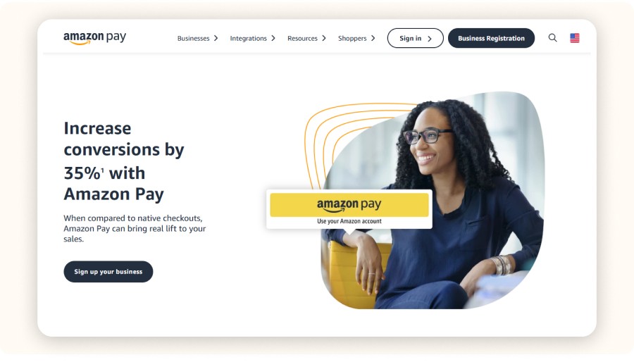 Amazon pay homepage