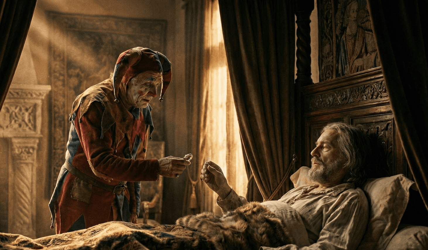 person wearing silver framed eyeglasses