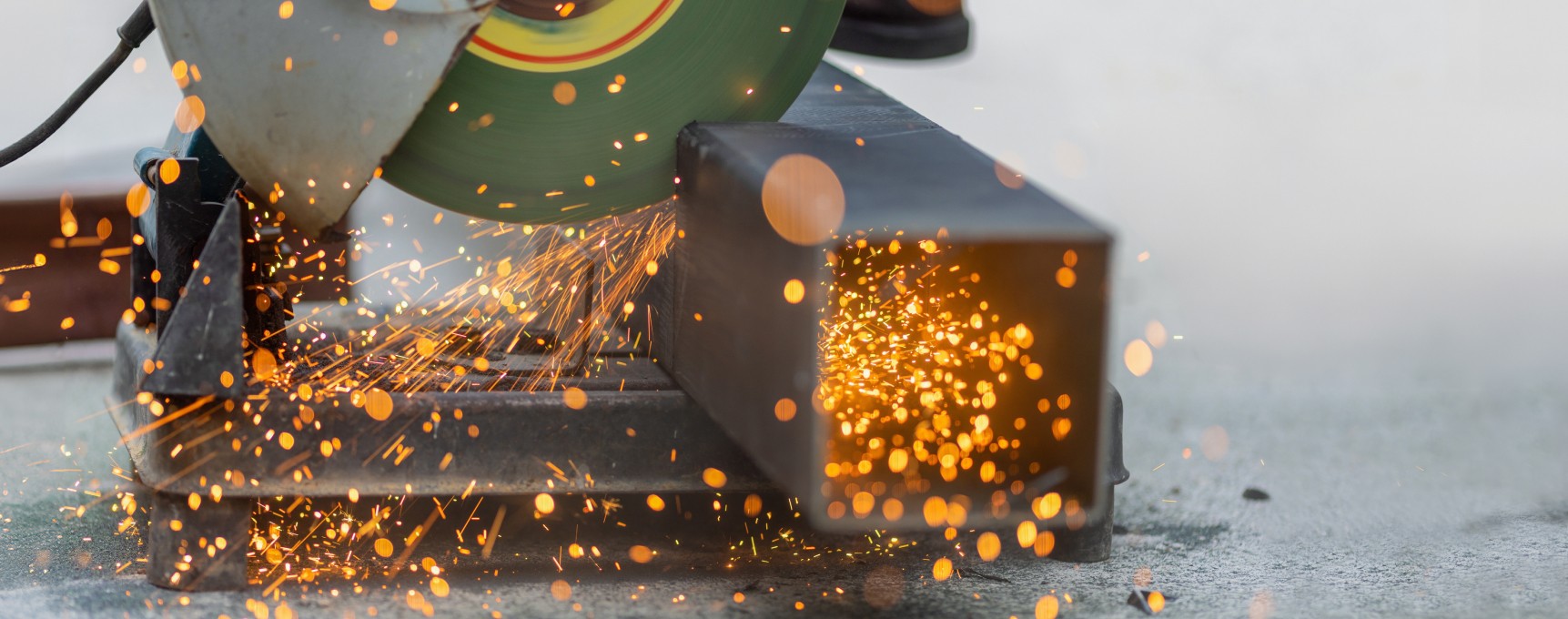 A close-up process of Automech’s steel fabrication in the UAE