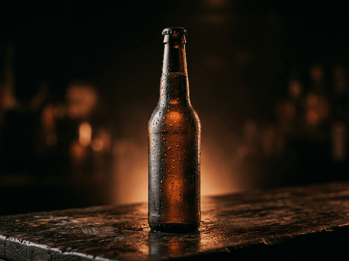 Club Mate · Flasche, Kondens, dunkel