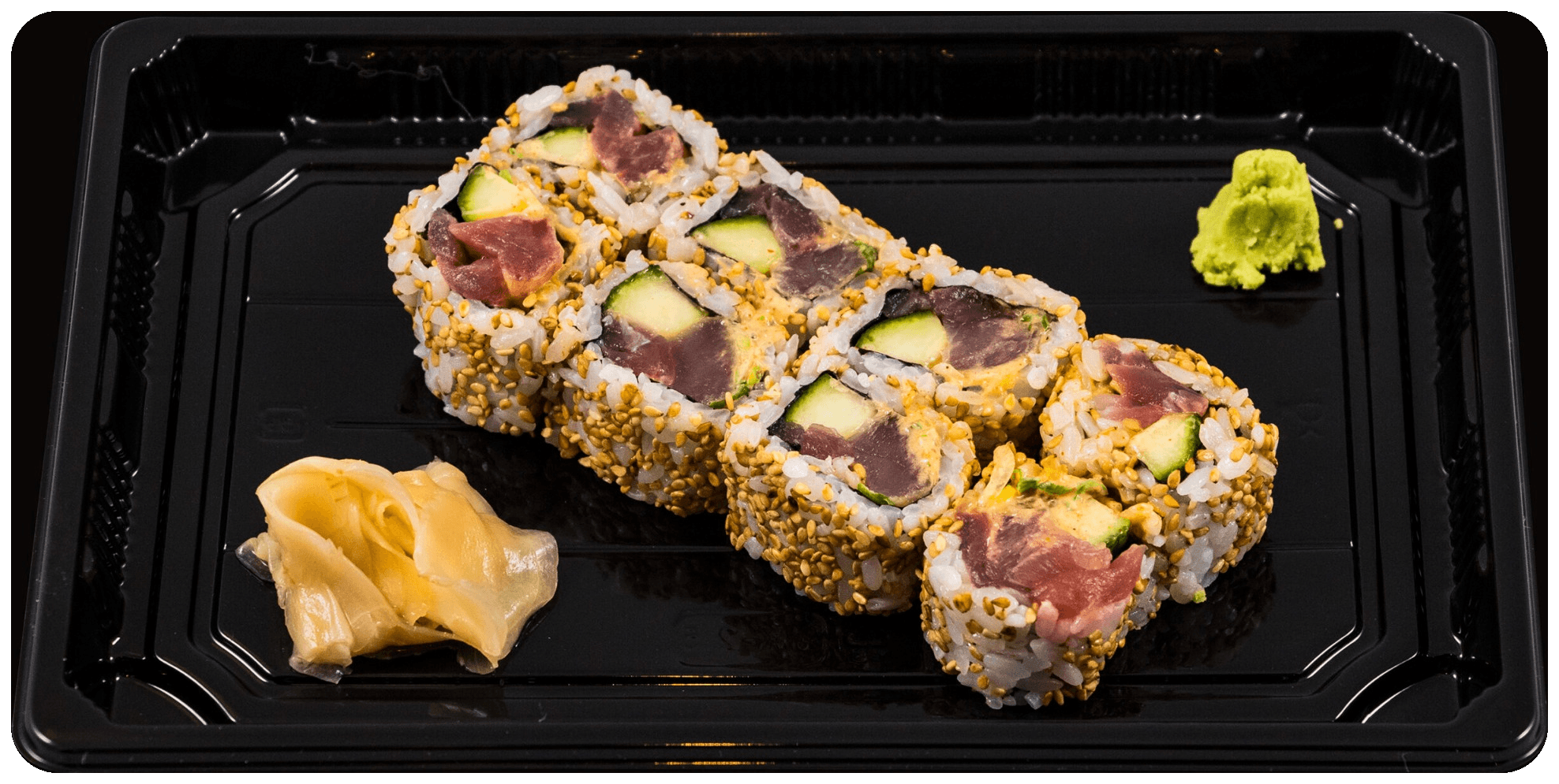Spicy tuna med tunfisk, agurk, vårløk, chilimajo
