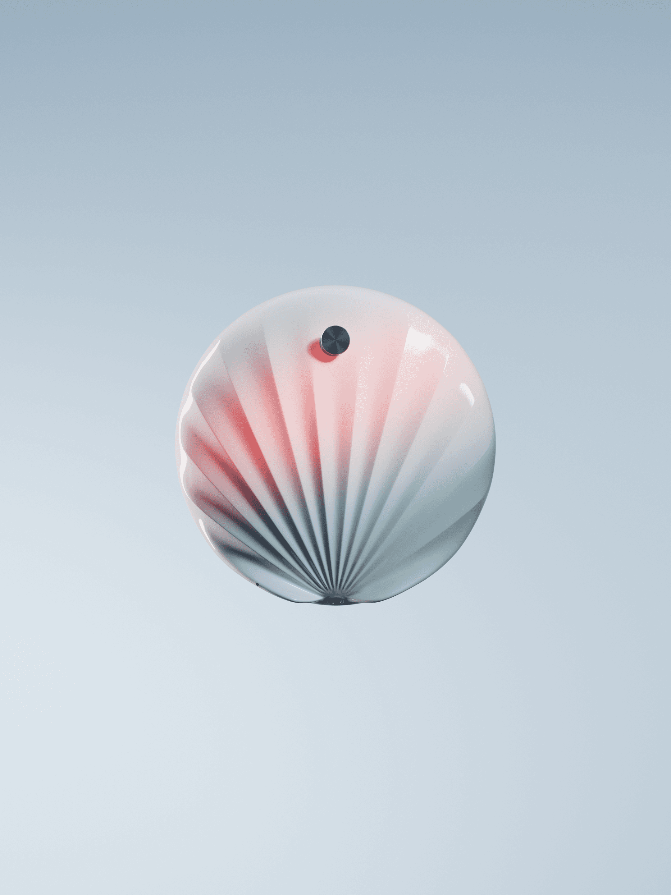 Detailed asset production of Withings U-Scan device, focusing on material and hardware engineering.