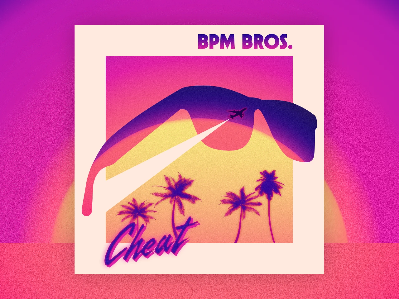 Pochette du single "Cheat" du groupe BPM BROs.