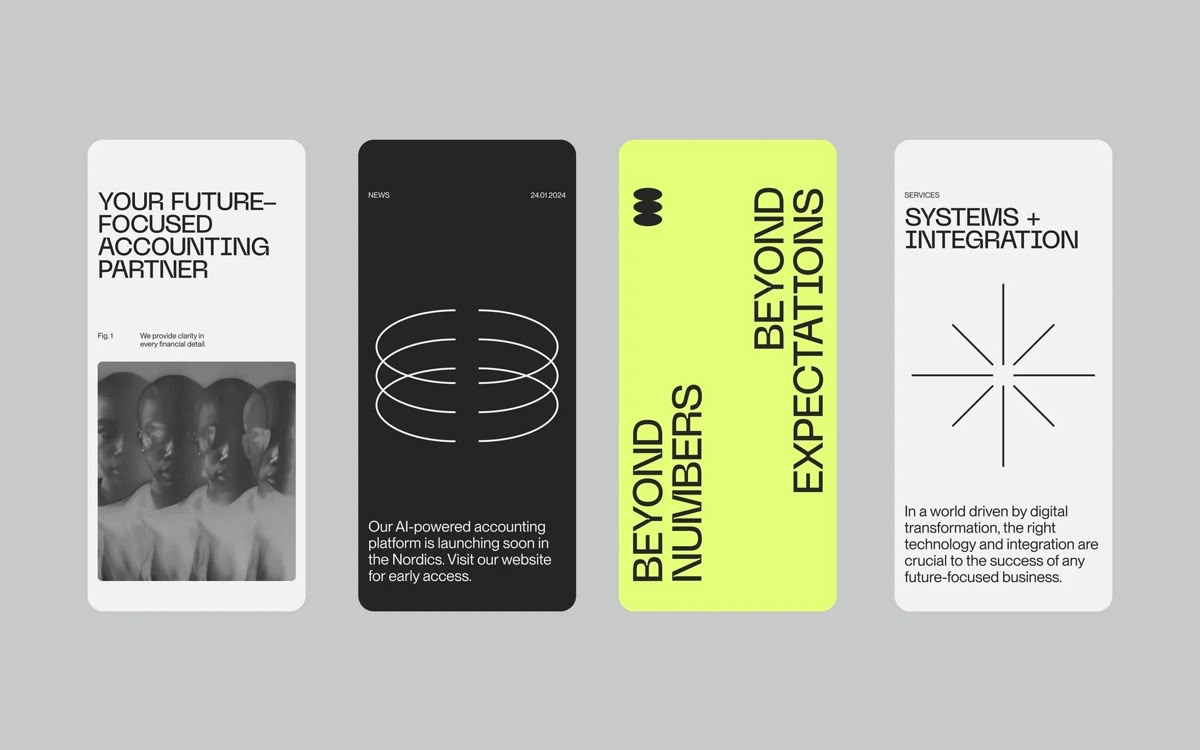 Brand cards