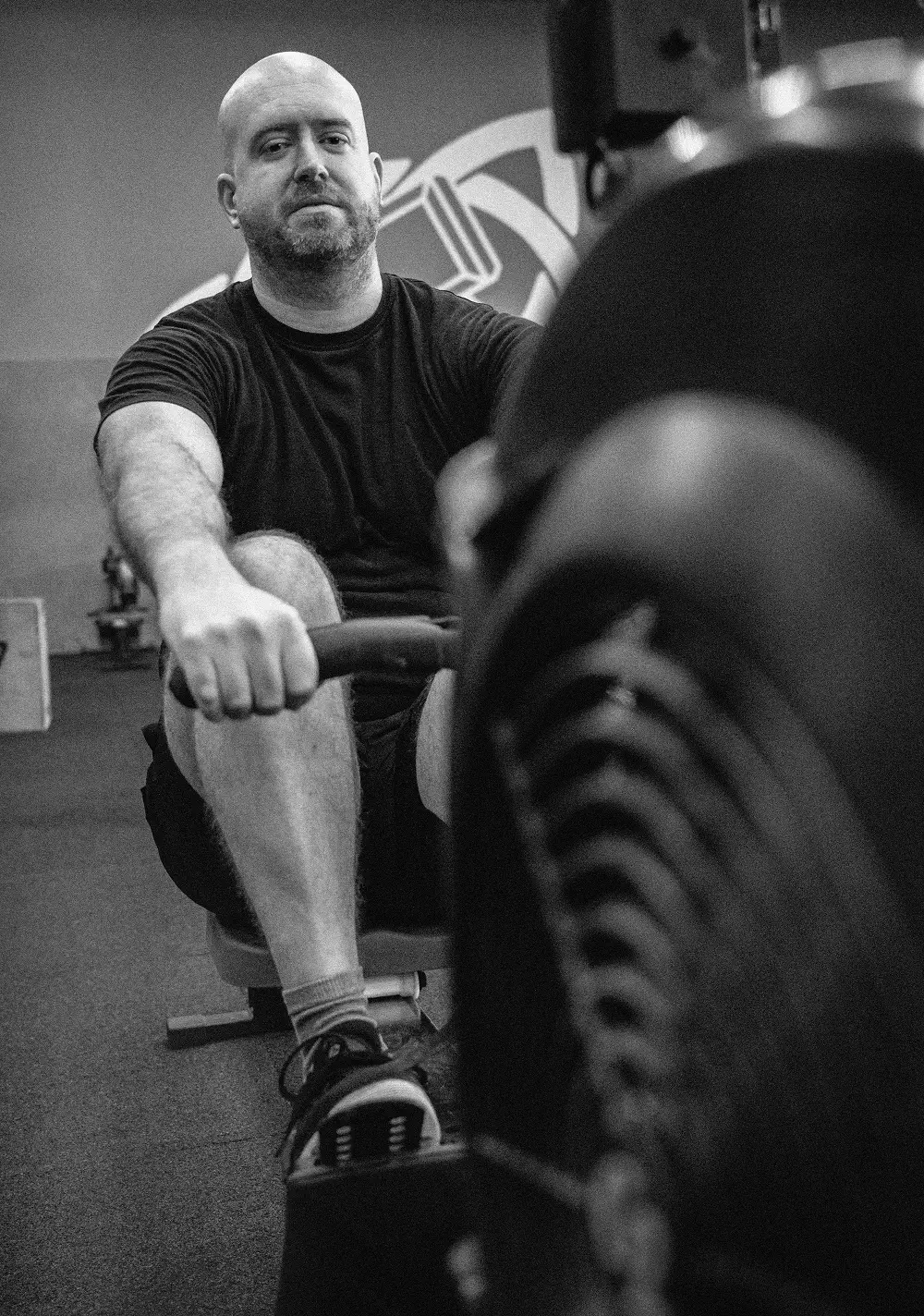 Sportoló evez állóképesség-fejlesztő edzés során