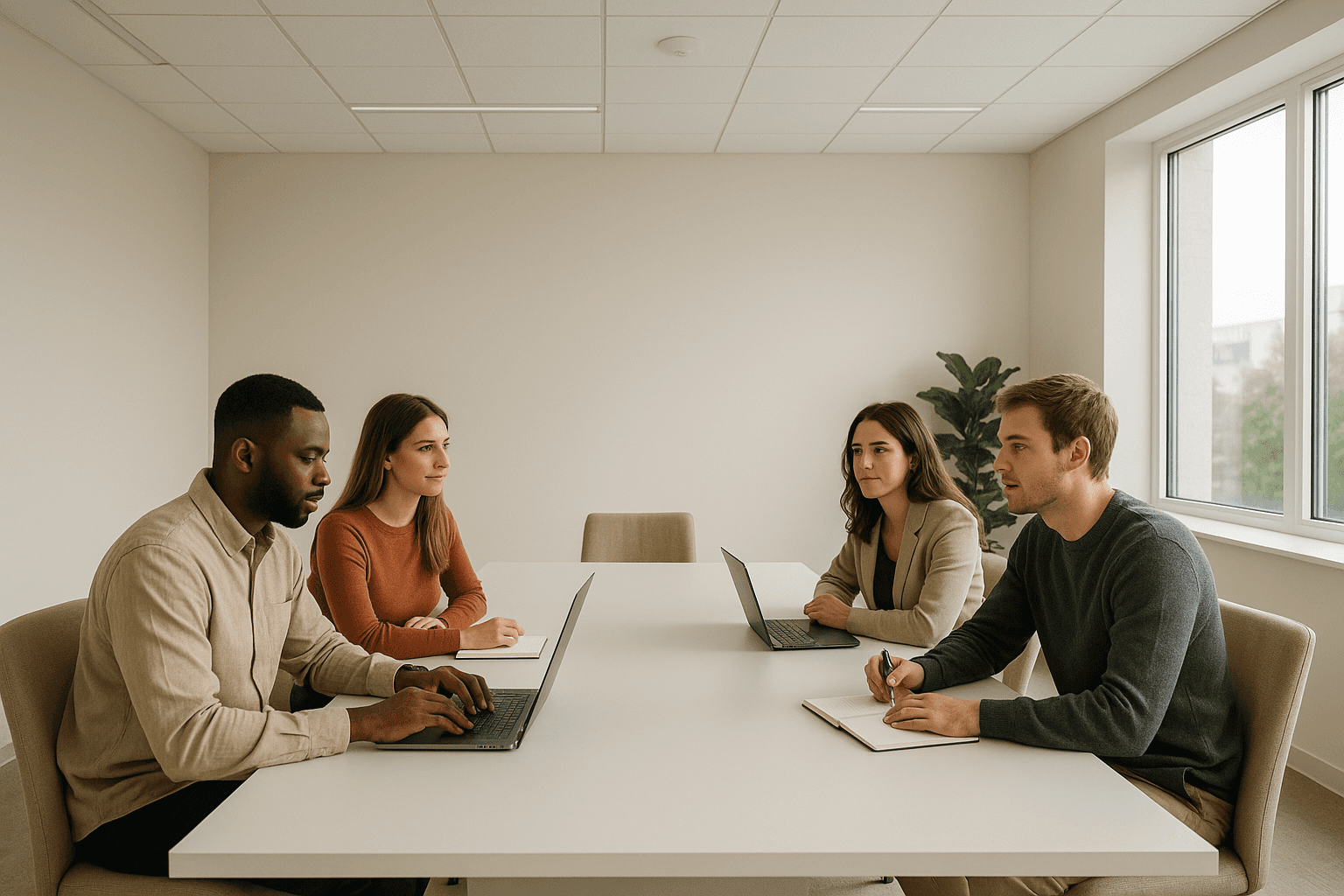 Moderner Meetingraum in einem Büro