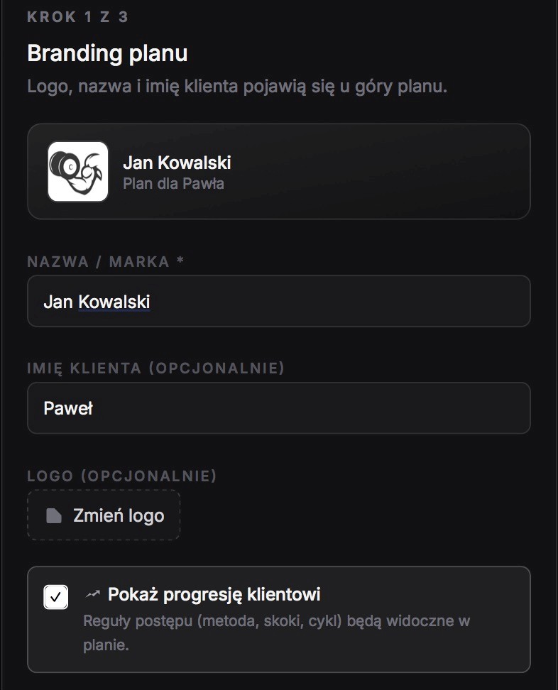 Planlab AI reporting and export screen