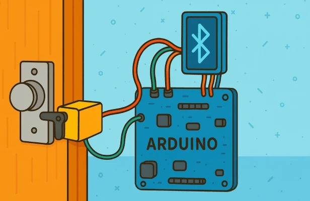 Door lock with Bluetooth