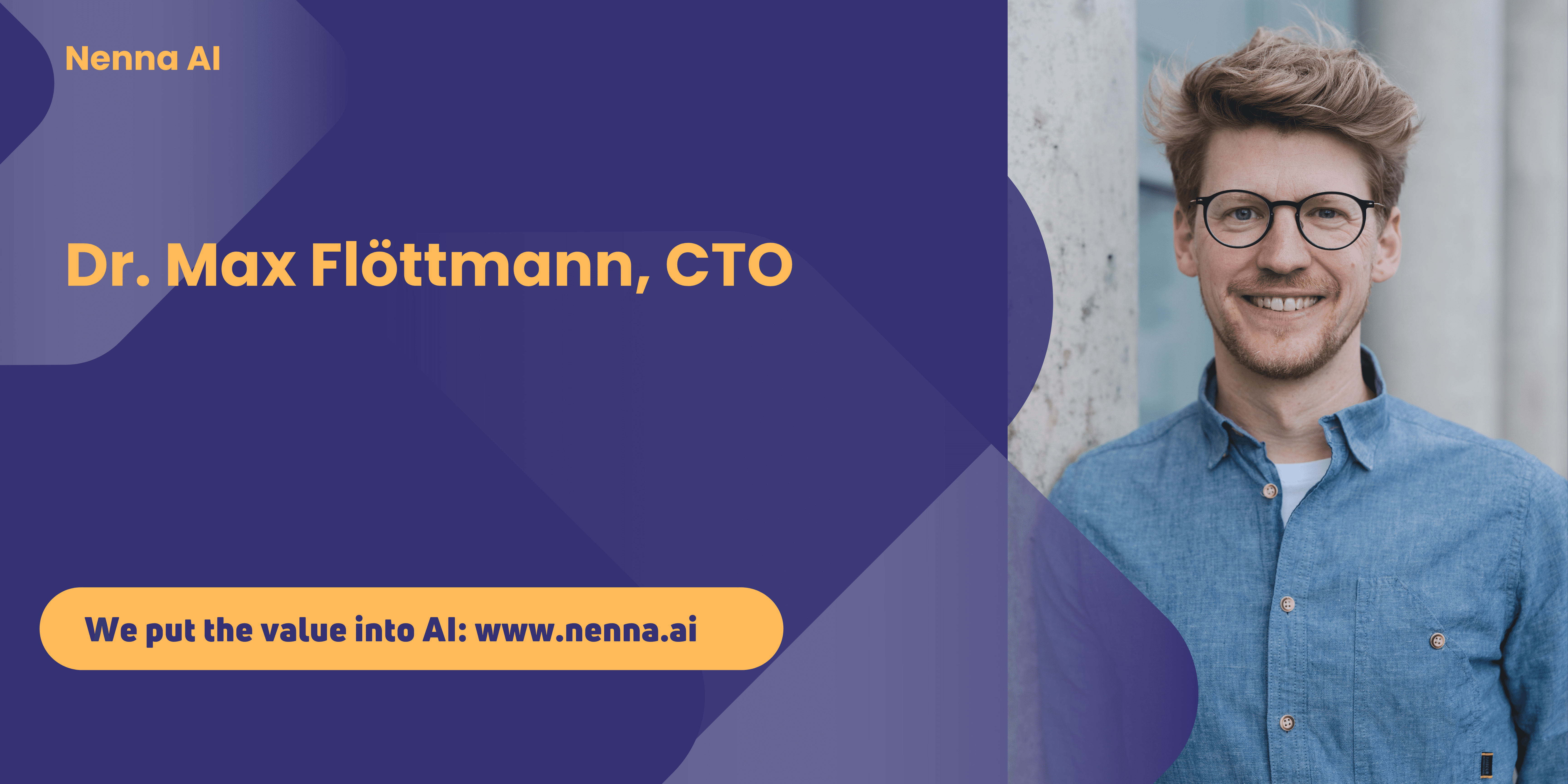 Dr. max Flöttmann, CTO von Nenna