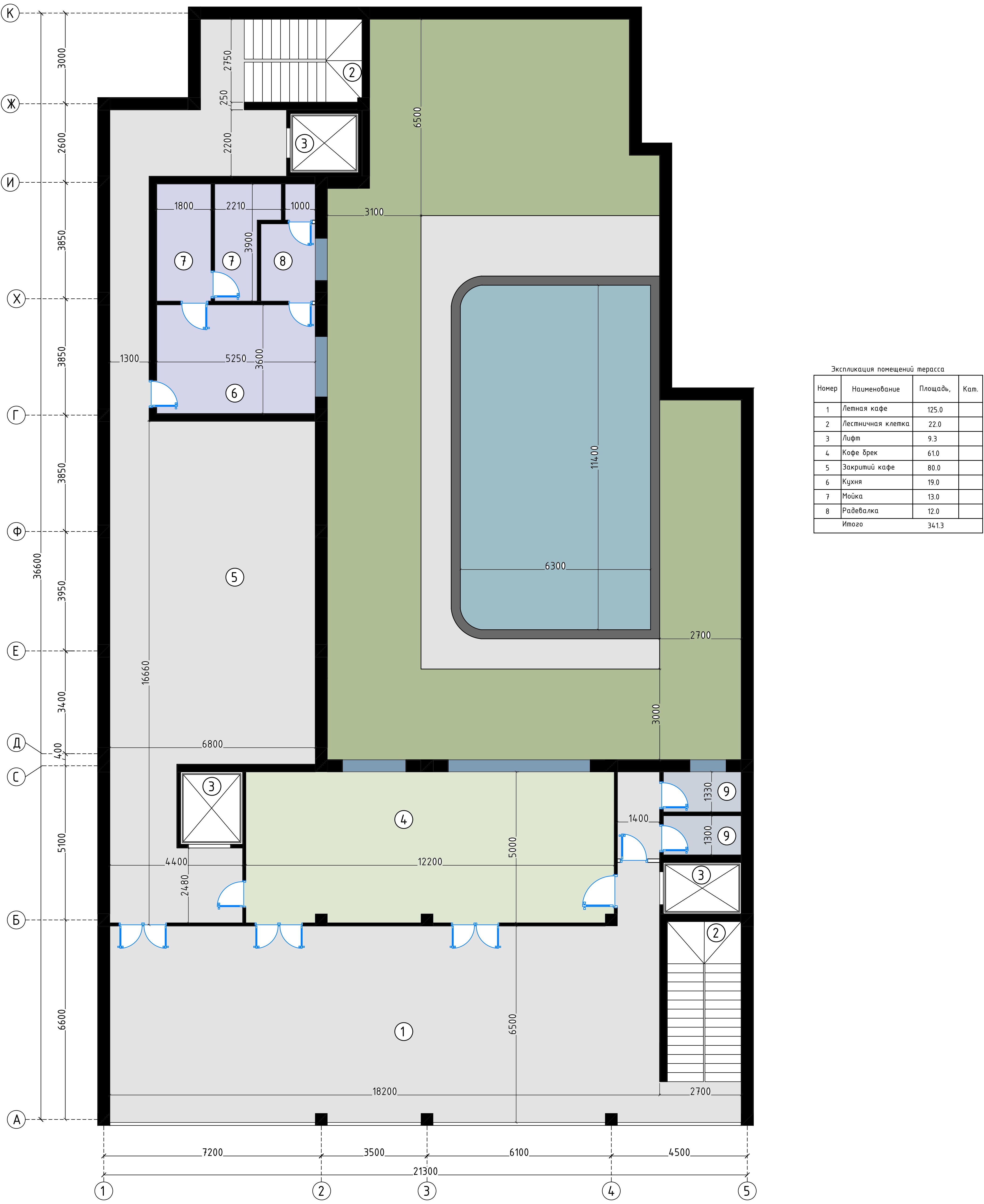 Архитектурная план гостиницы Yakkasaroy