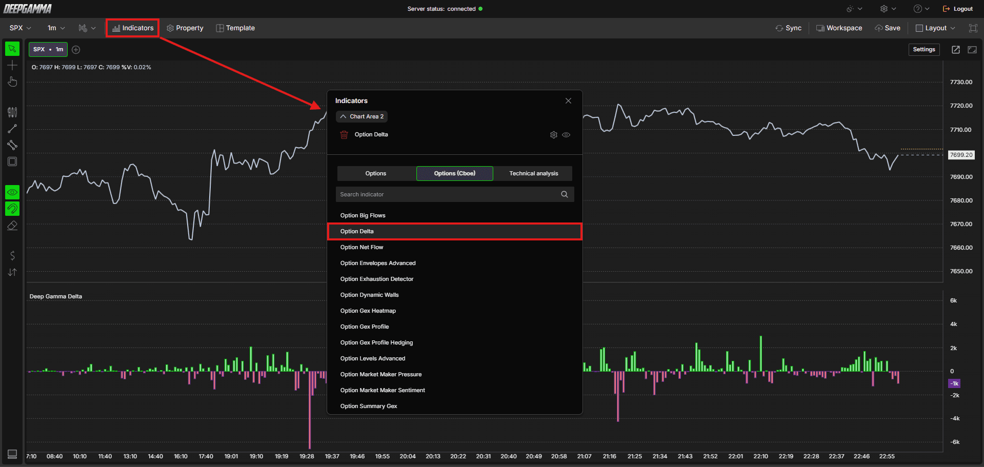 Option Delta - DeepGamma Web. Añadir Option Delta. Captura 2.