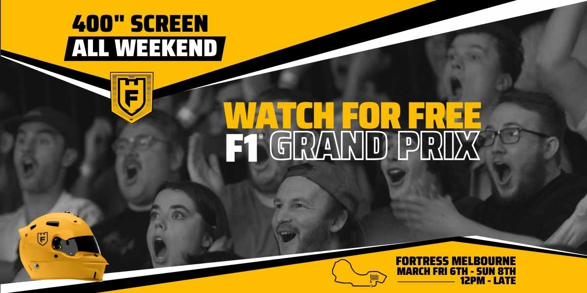 F1 Grand Prix at Fortress Melbourne 
