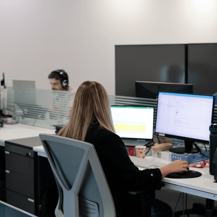Programador a trabalhar