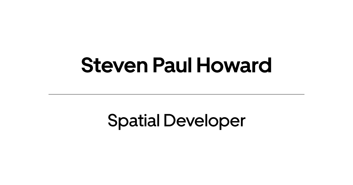 Steven Paul Howard • Portfolio