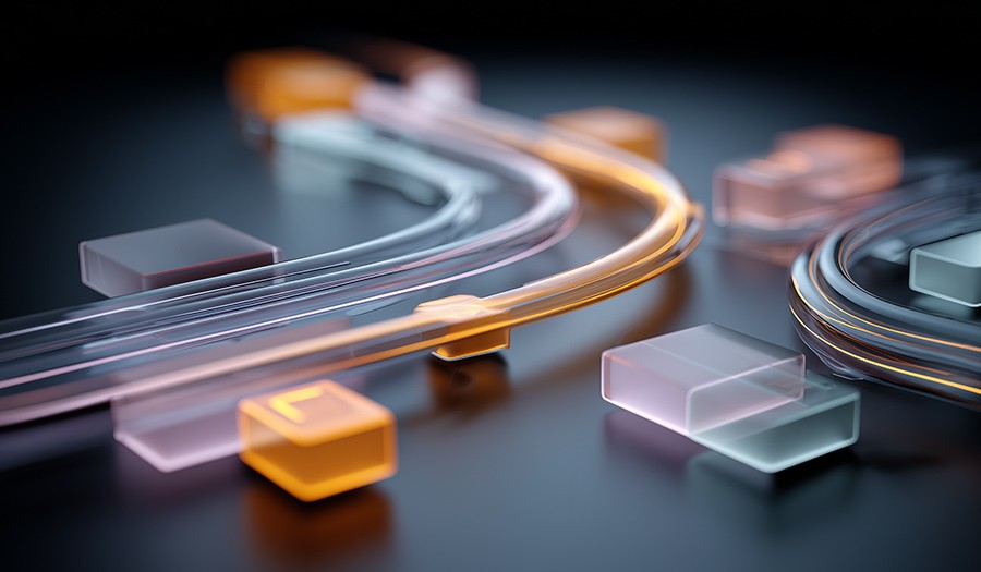Abstract AI generated concept of Agentic Systems 