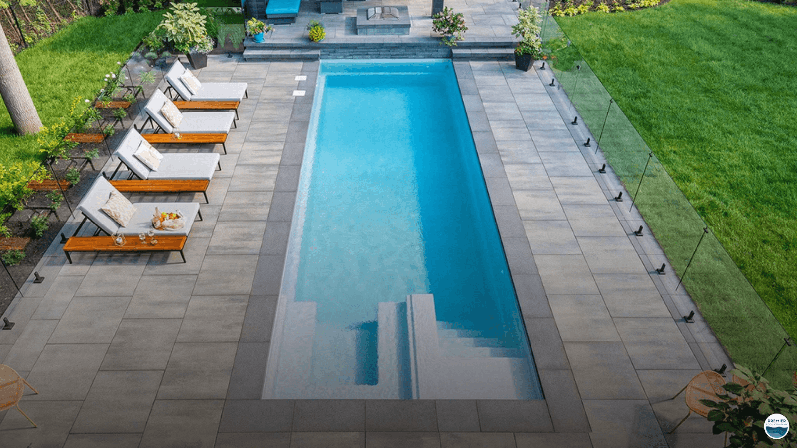 Fiberglass inground pools pros and cons overview with modern backyard installation