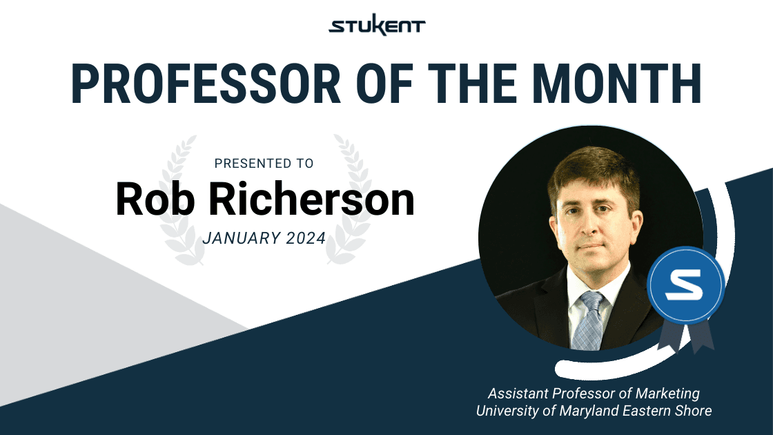Professor of the month: Rob Richerson - January 2024