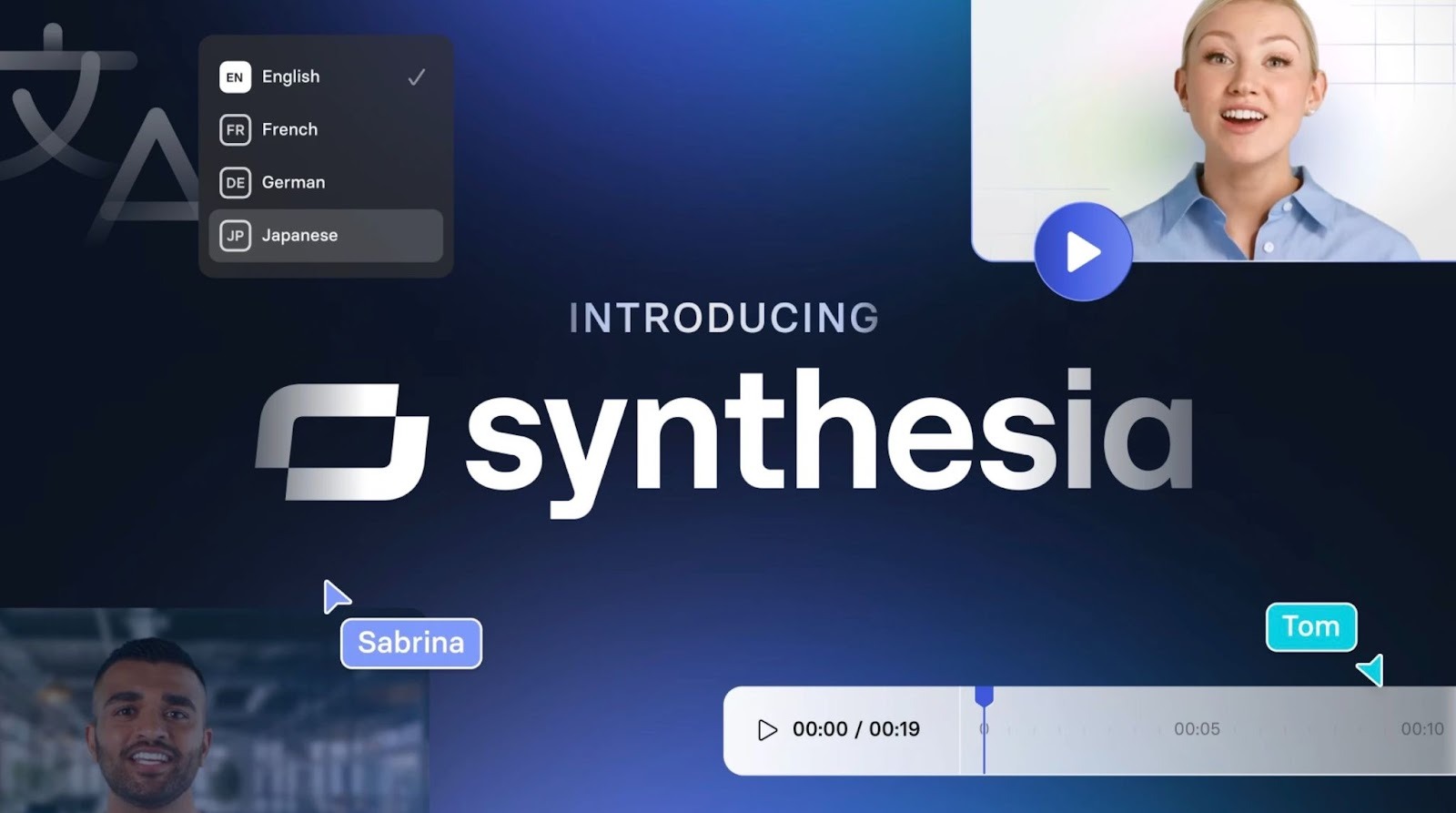 Synthesia AI, a platform to convert text to speech
