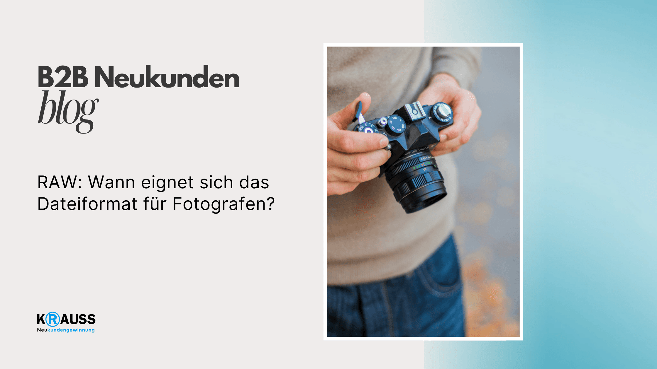 RAW: Wann eignet sich das Dateiformat für Fotografen?