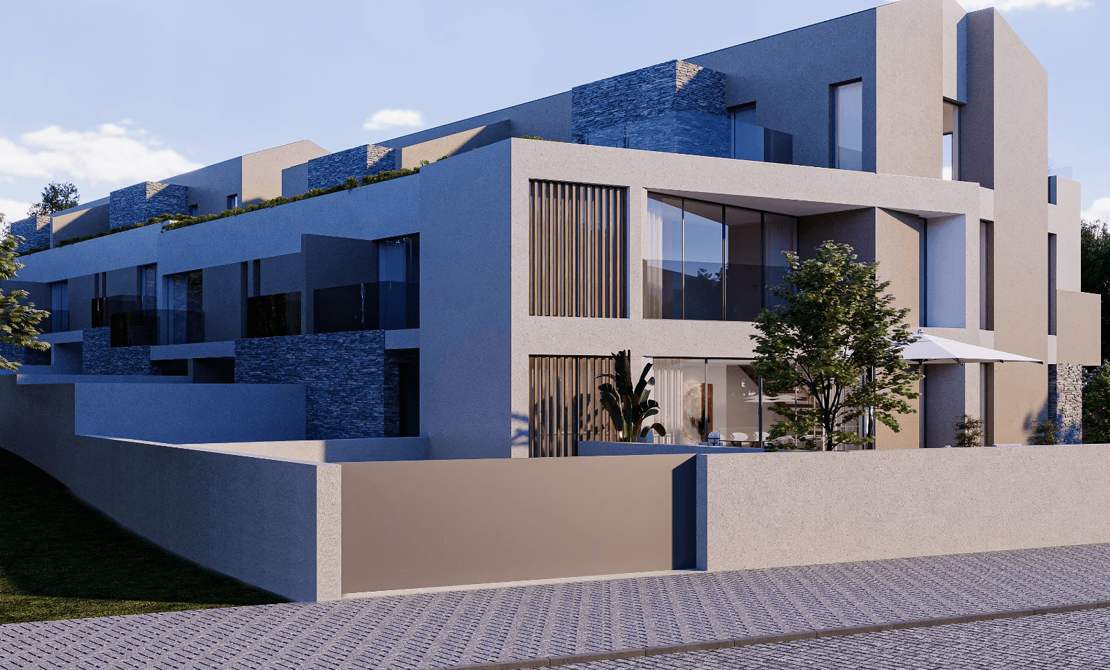 Jardim individual nas Villas da Marinha