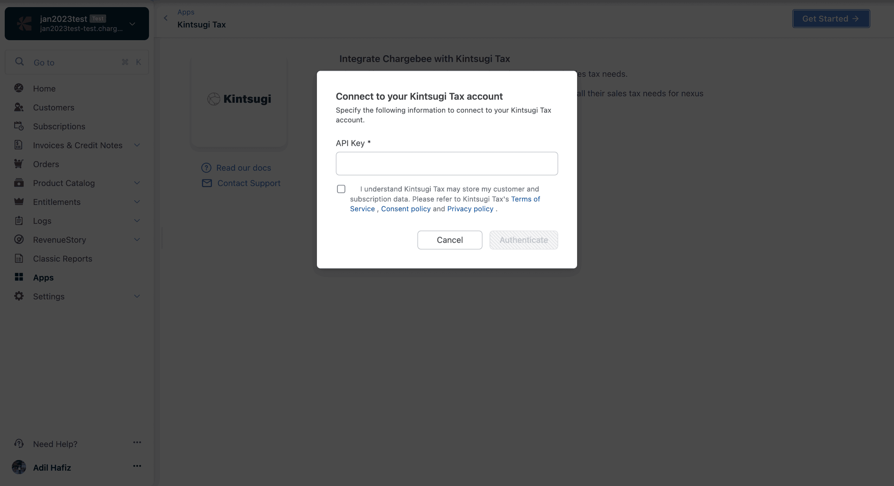 kintsugi-chargebee integration step 3.png