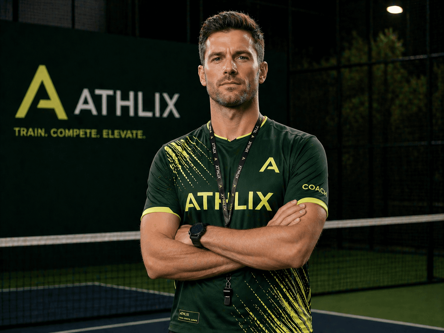 A man jumping in the air with a tennis racket