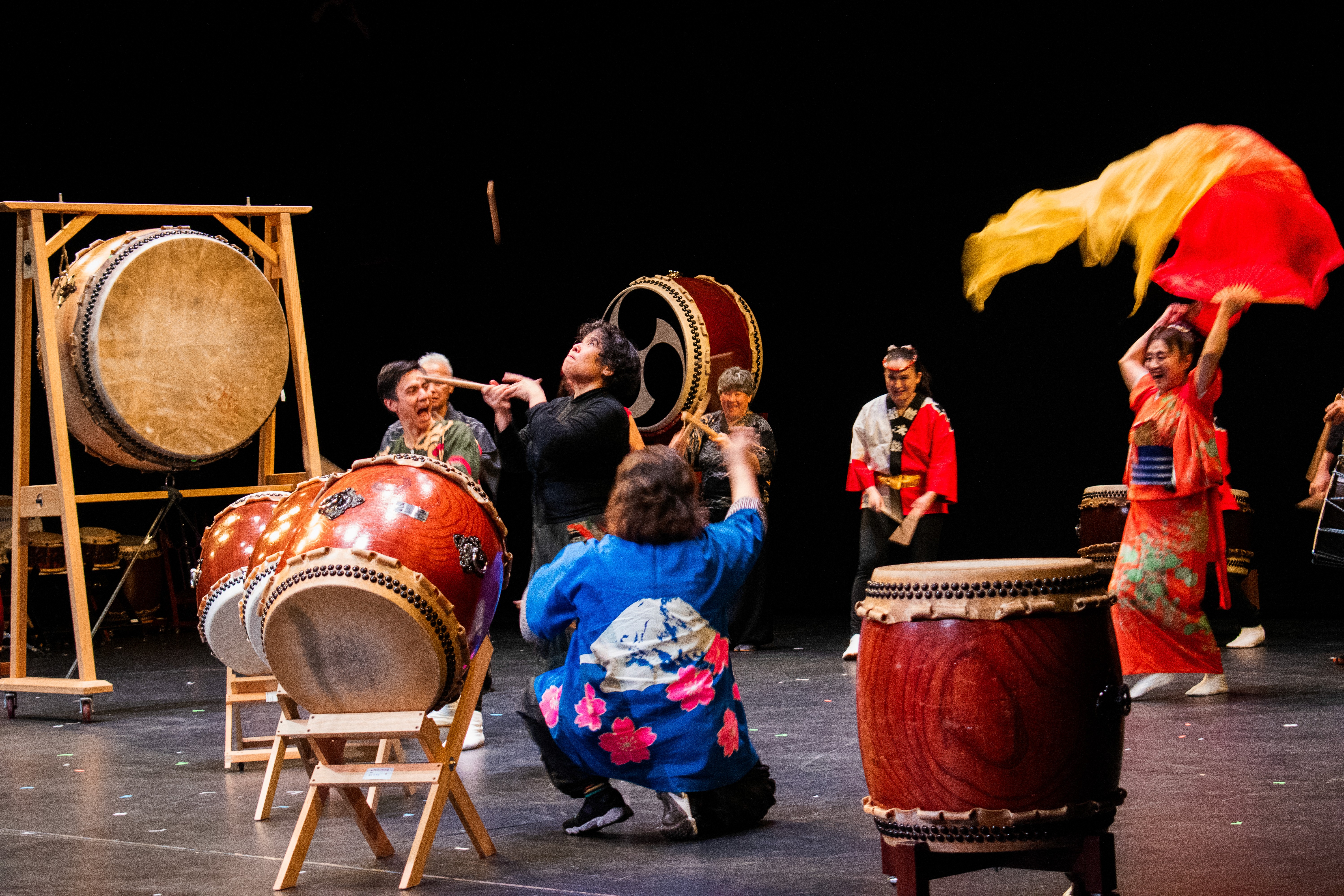 image of man in front a painting