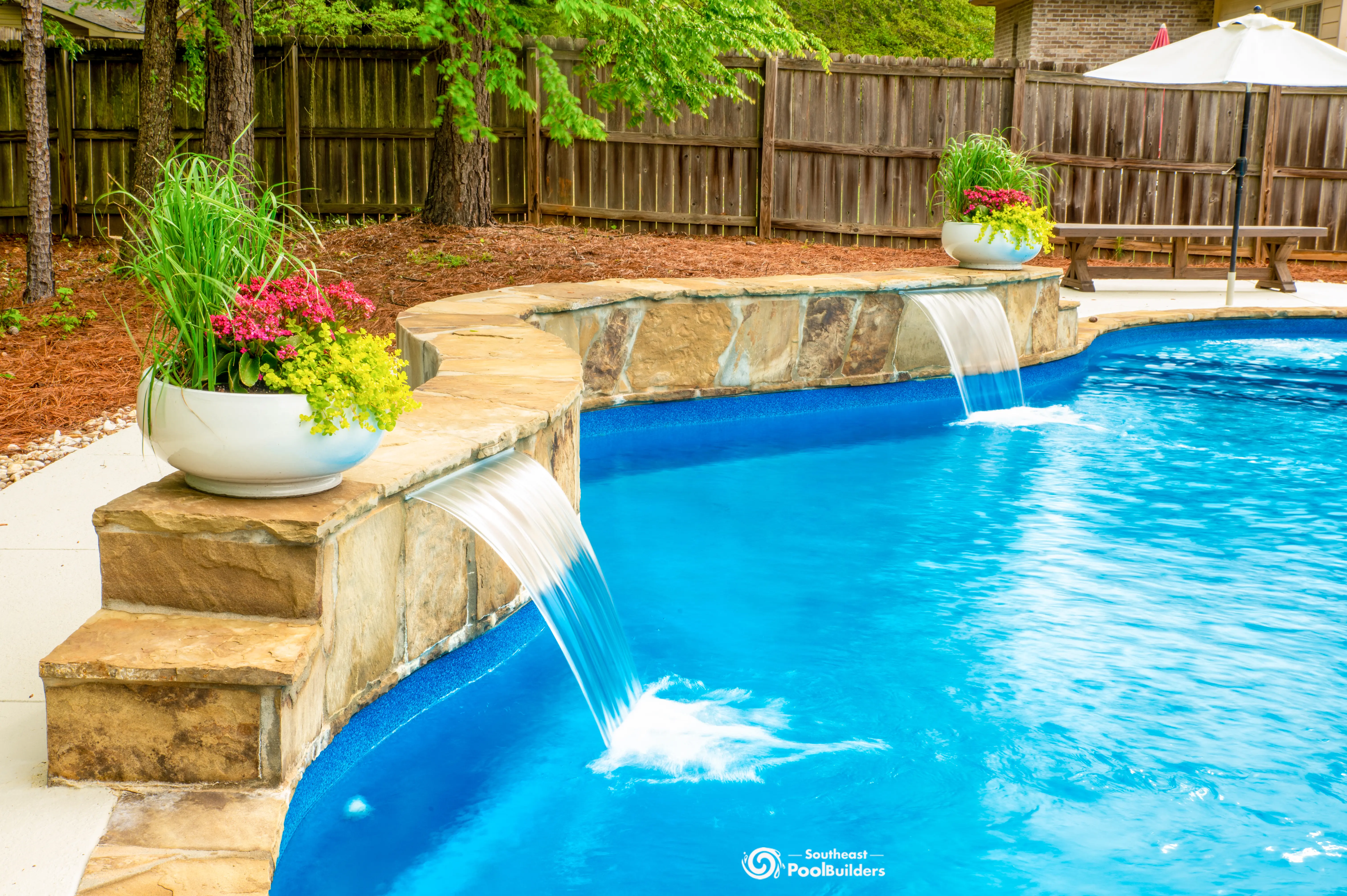 Vinyl Pool Water Feature