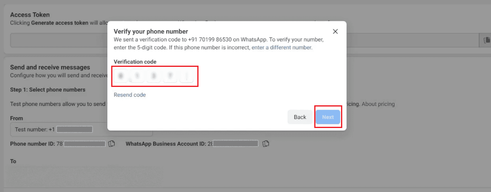 4. verify - u will get otp