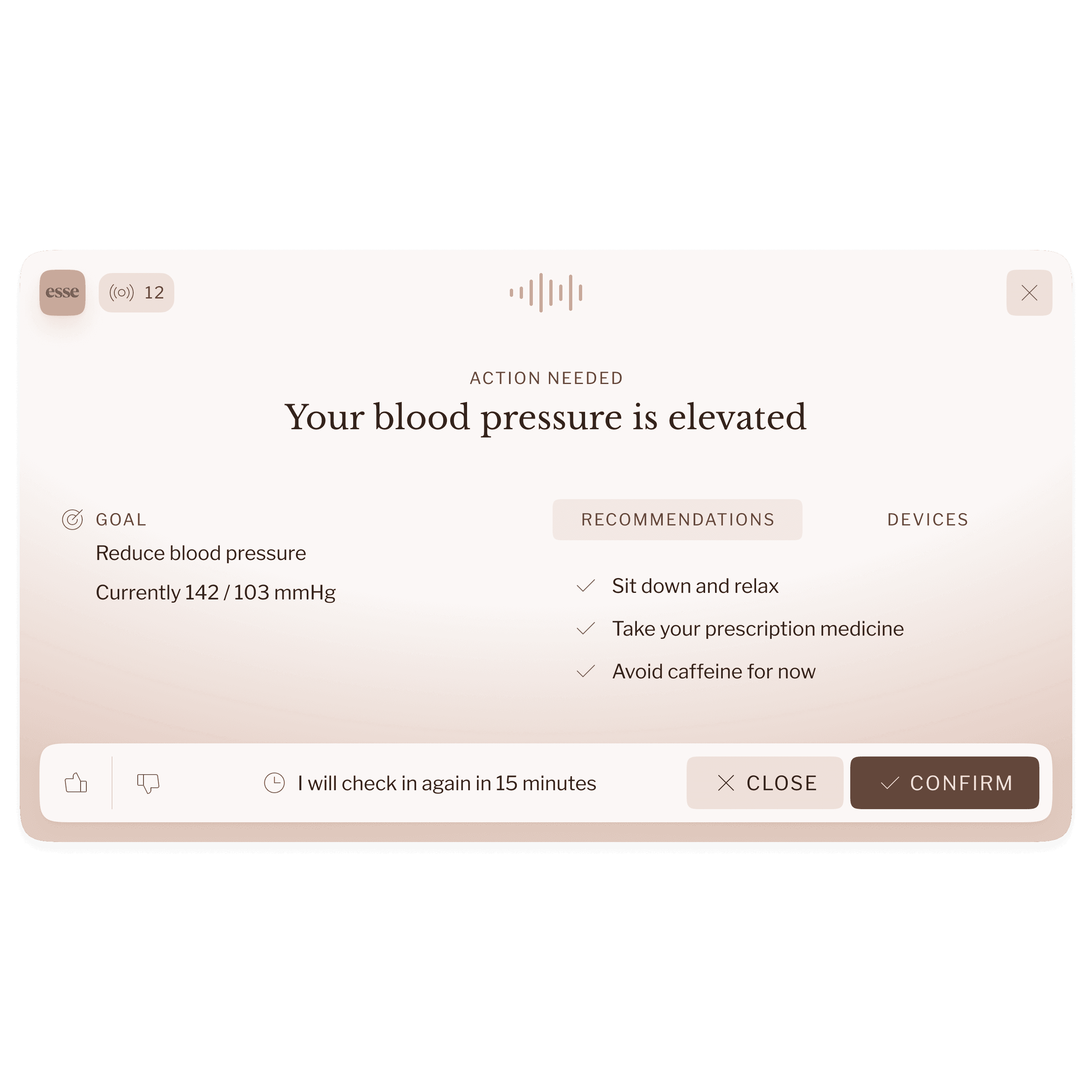 A screenshot showing the previous interface of a teleconsultation app, emphasizing a queue-based system and highlighting various interface problems such as a disorganized hierarchy and excessive prominence of rarely used features.