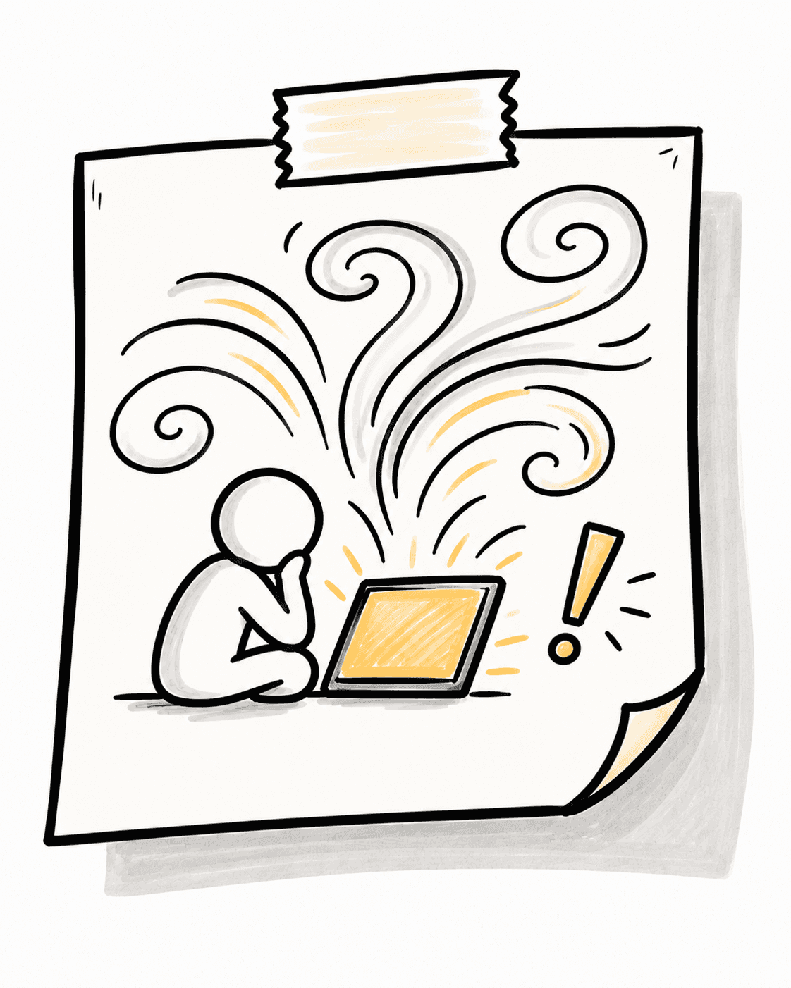 Illustration für den digitalen Saugstrudel