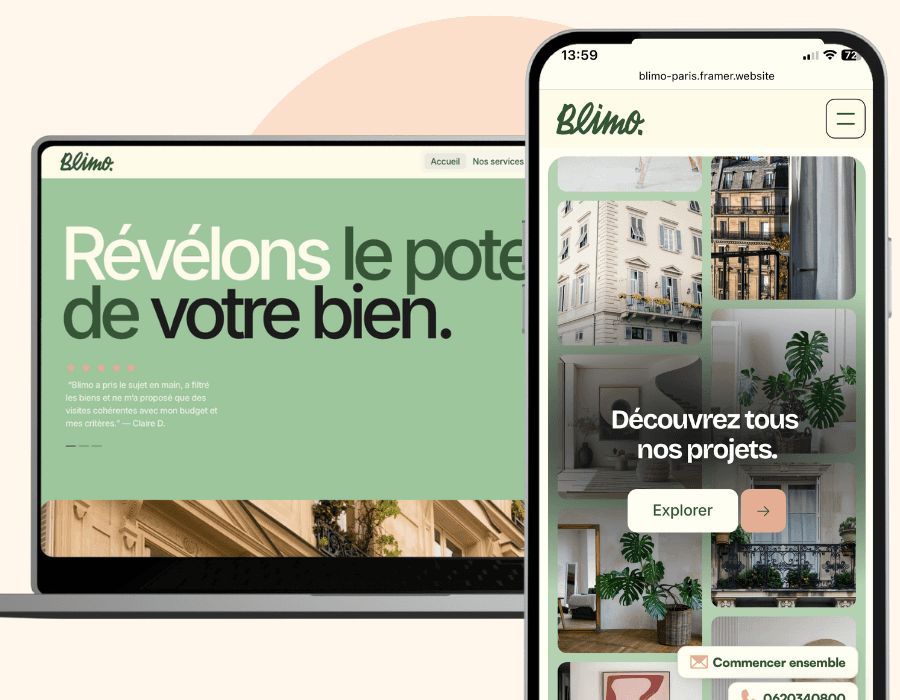 Rebranding site mobile immobilier 
