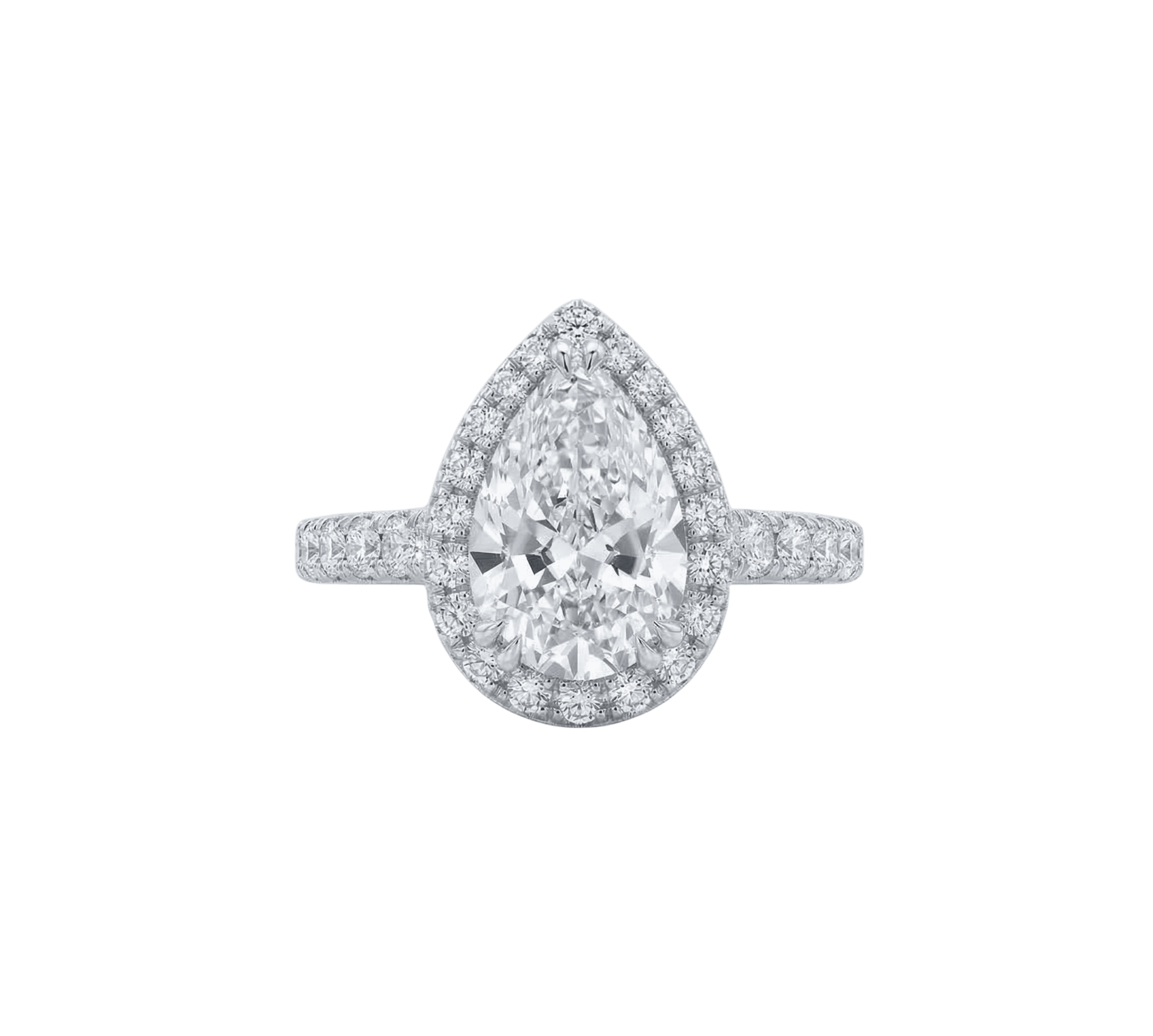 Fancy intense yellow diamond bespoke engagement ring with gold halo