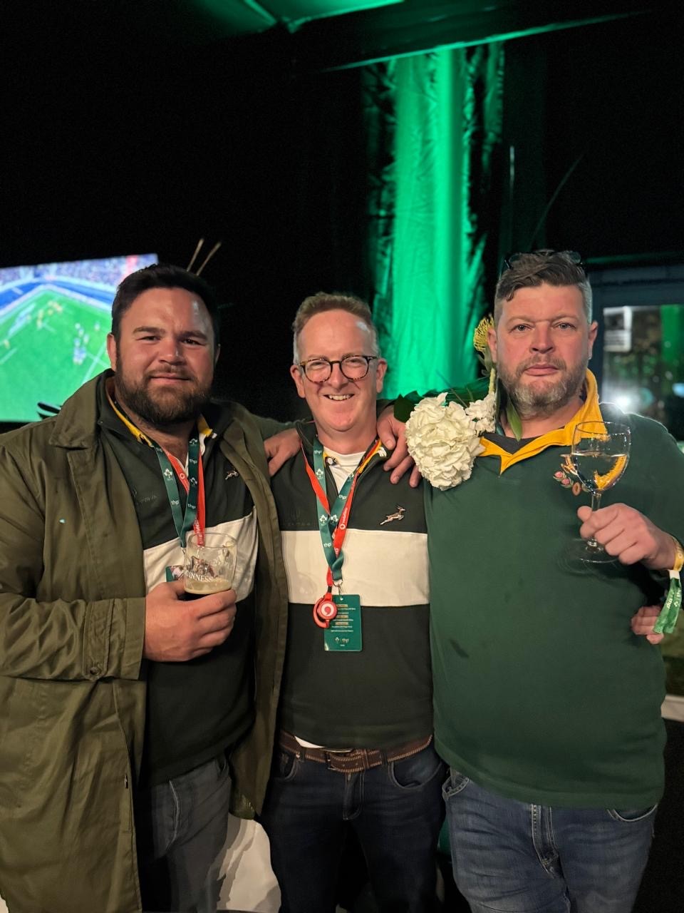 Image of eben etzebeth on stage at an eventra group event