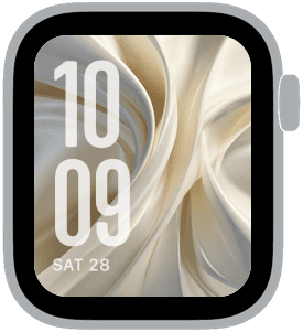 molten pearl Apple Watch face preview 3 featuring abstract, modern, and summer.