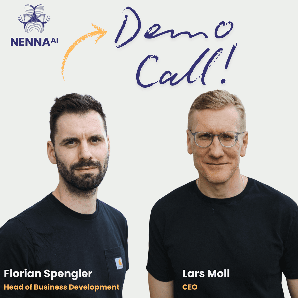 Foto Sales Nenna, Lars Moll und Florian Spengler