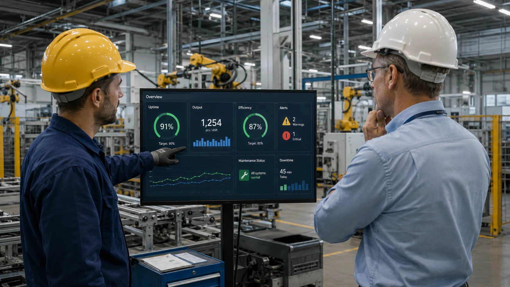 Améliorer le TRS d’une ligne de production grâce aux données machines et à l’analyse terrain