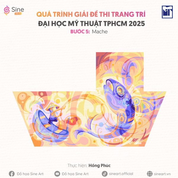 Từng bước chinh phục đề thi môn Trang trí màu trường Đại học Mỹ thuật TPHCM 2025