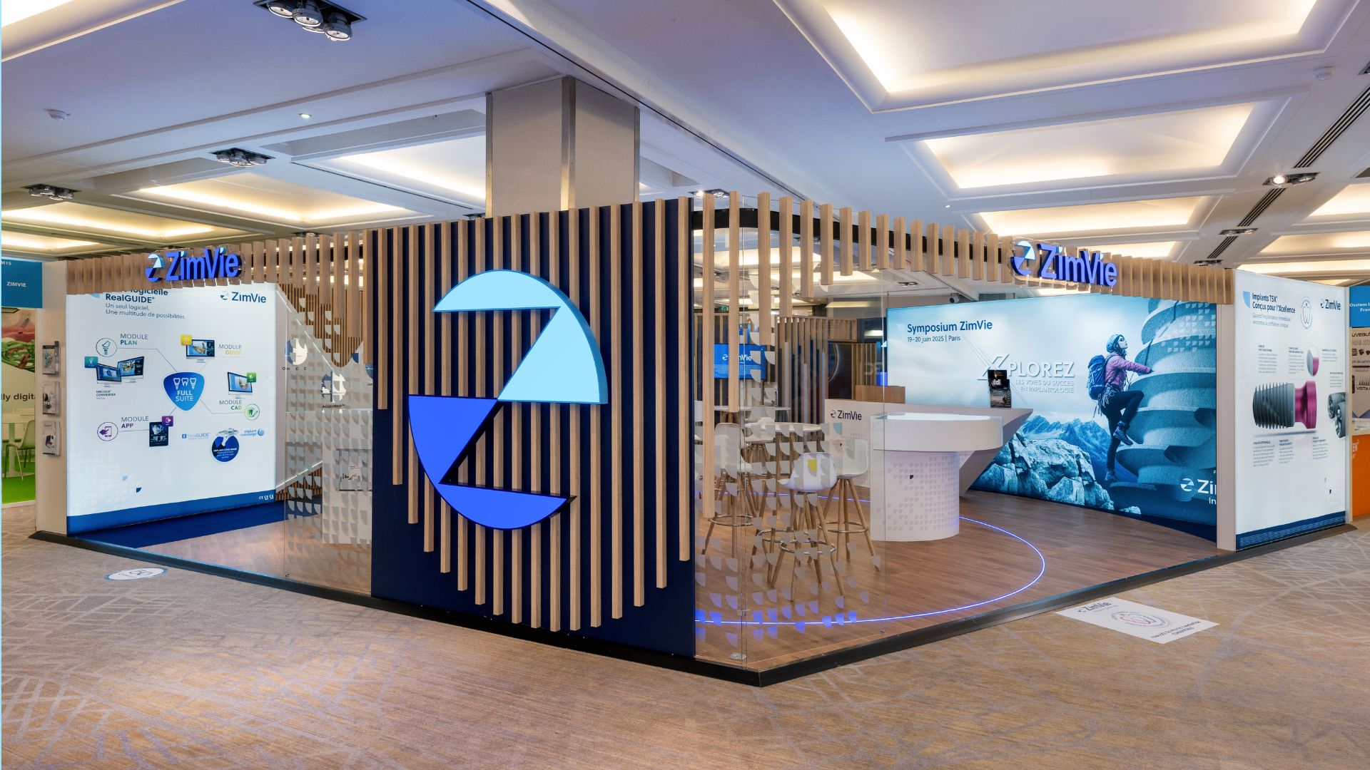 Stand ZimVie par Expace ADF