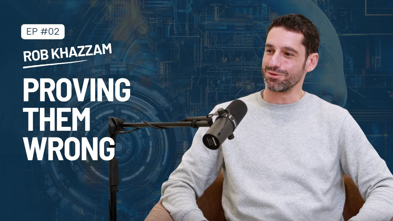 YouTube podcast thumbnail about challenging assumptions and proving others wrong.