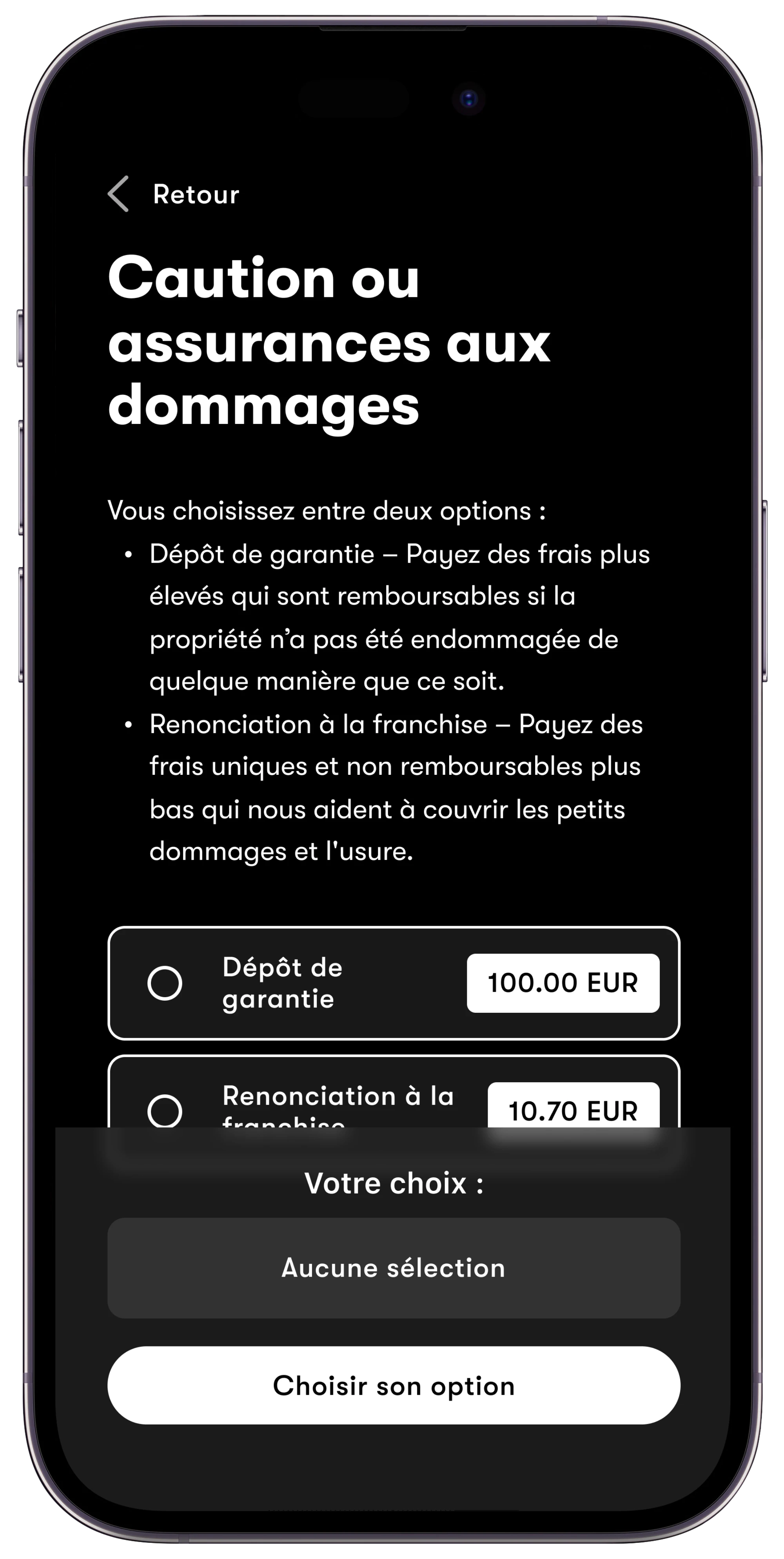 Safety Desposit & Damage Waiver