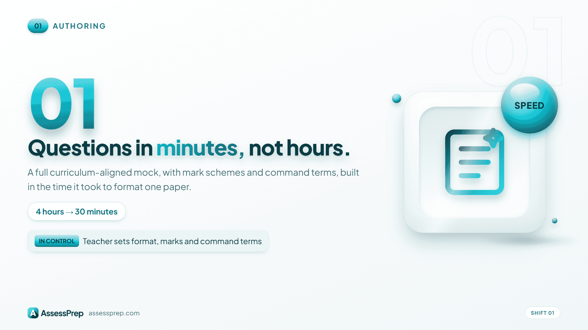 AI authors curriculum-aligned questions in minutes
