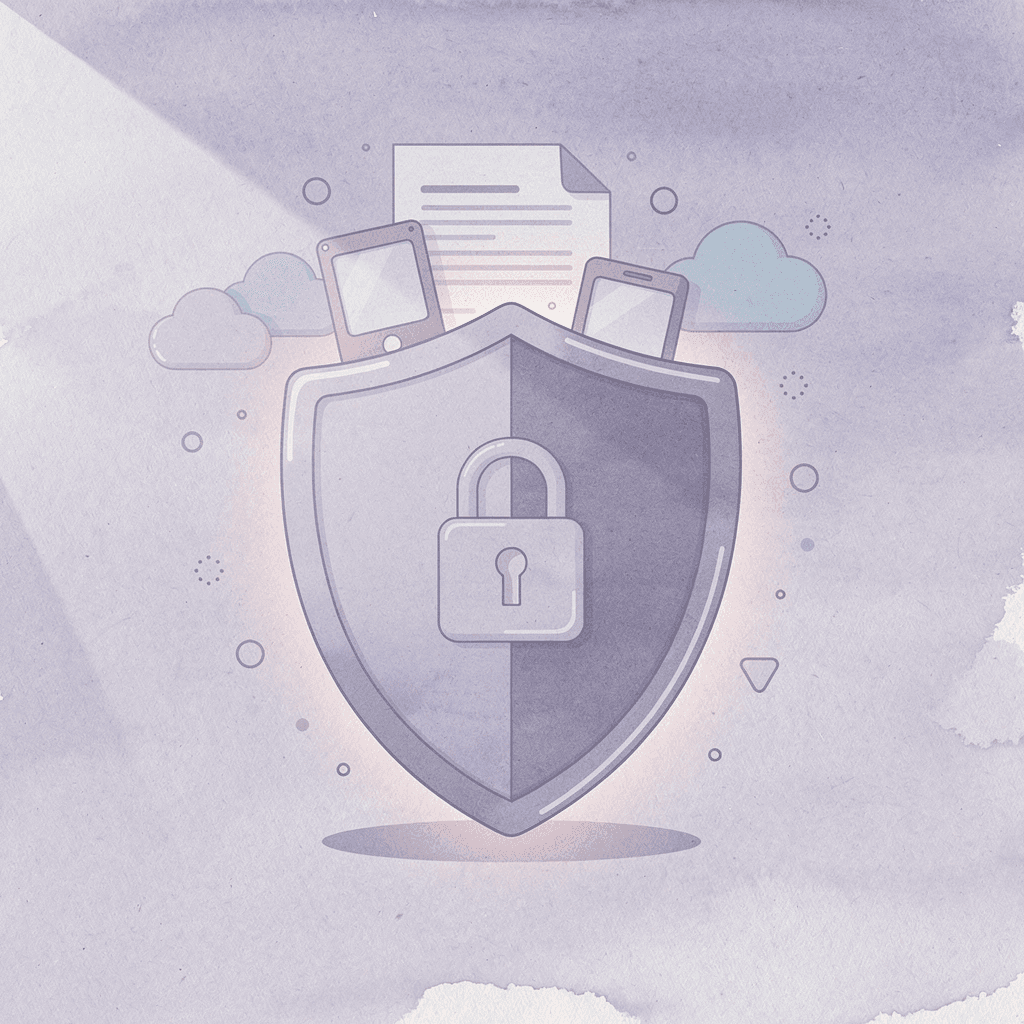 Shield protecting business dissolution documents